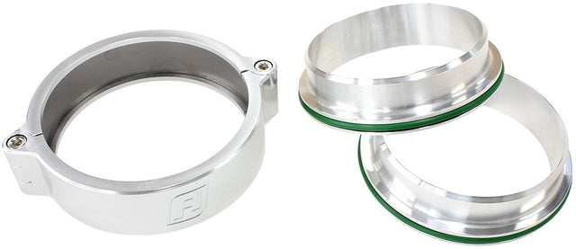 Aeroflow 3" (76mm) Billet Intercooler Clamp with Stainless Steel Weld Flanges (AF25-3000SS-S)
