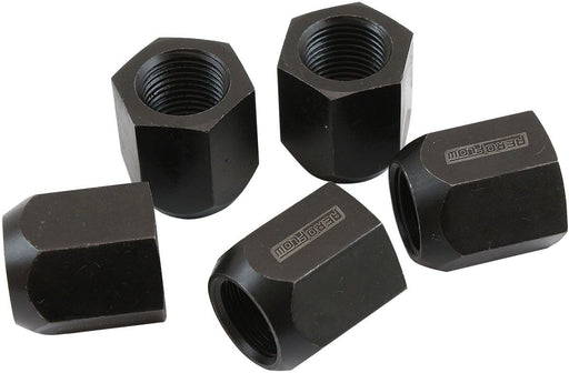 Aeroflow Acorn Short Open Black Wheel Nuts - 5/8-18" (AF3013-2000) AF3013-2000