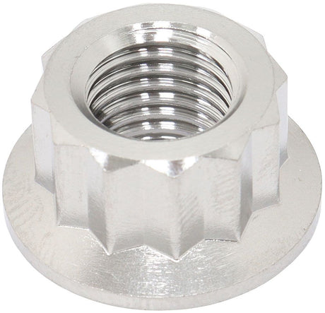 Aeroflow M10 x 1.25mm Titanium 12 Point Nut (AF3503-0010)