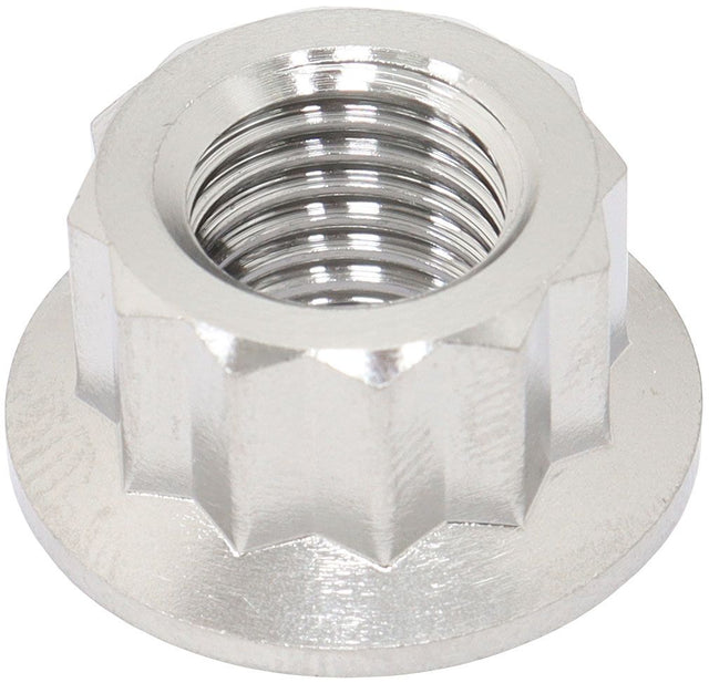 Aeroflow M10 x 1.25mm Titanium 12 Point Nut (AF3503-0010)