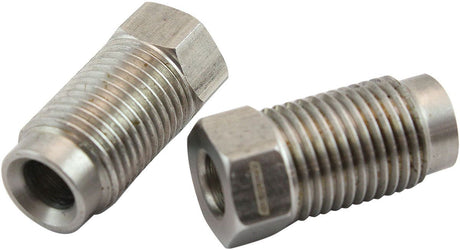 Aeroflow Stainless Steel Inverted Flare Long Tube Nuts (Pair) (AF366L) AF366L