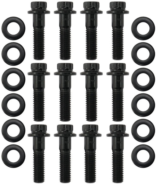 Aeroflow GM LS Header Bolts M8 x 1.25mm, 0.984" (25mm) UHL - Black Finish (AF37-1012)