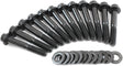 Aeroflow Small Block Ford Windsor Intake Bolts - Black Finish (AF37-1210)