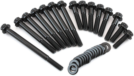 Aeroflow Holden V8 Timing Cover & Water Pump Bolt Kit - Black Finish (AF37-1629) AF37-1629