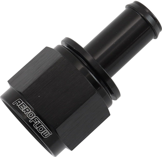 Aeroflow Straight Hose Barb 1/2" to -10AN Female (AF411-10-08BLK) AF411-10-08BLK