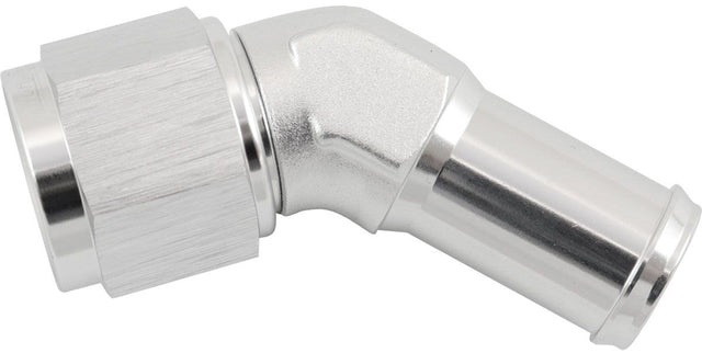 Aeroflow 45° Hose Barb 5/8" to -8AN (AF412-08-10S) AF412-08-10S