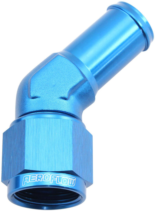 Aeroflow 45° Hose Barb 5/8" to -8AN (AF412-08-10) AF412-08-10