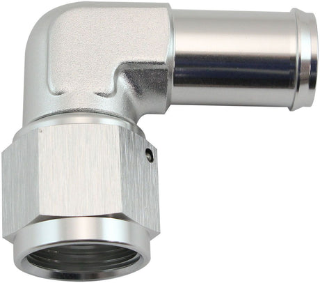 Aeroflow 90° Hose Barb 5/8" to -8AN (AF413-08-10S) AF413-08-10S