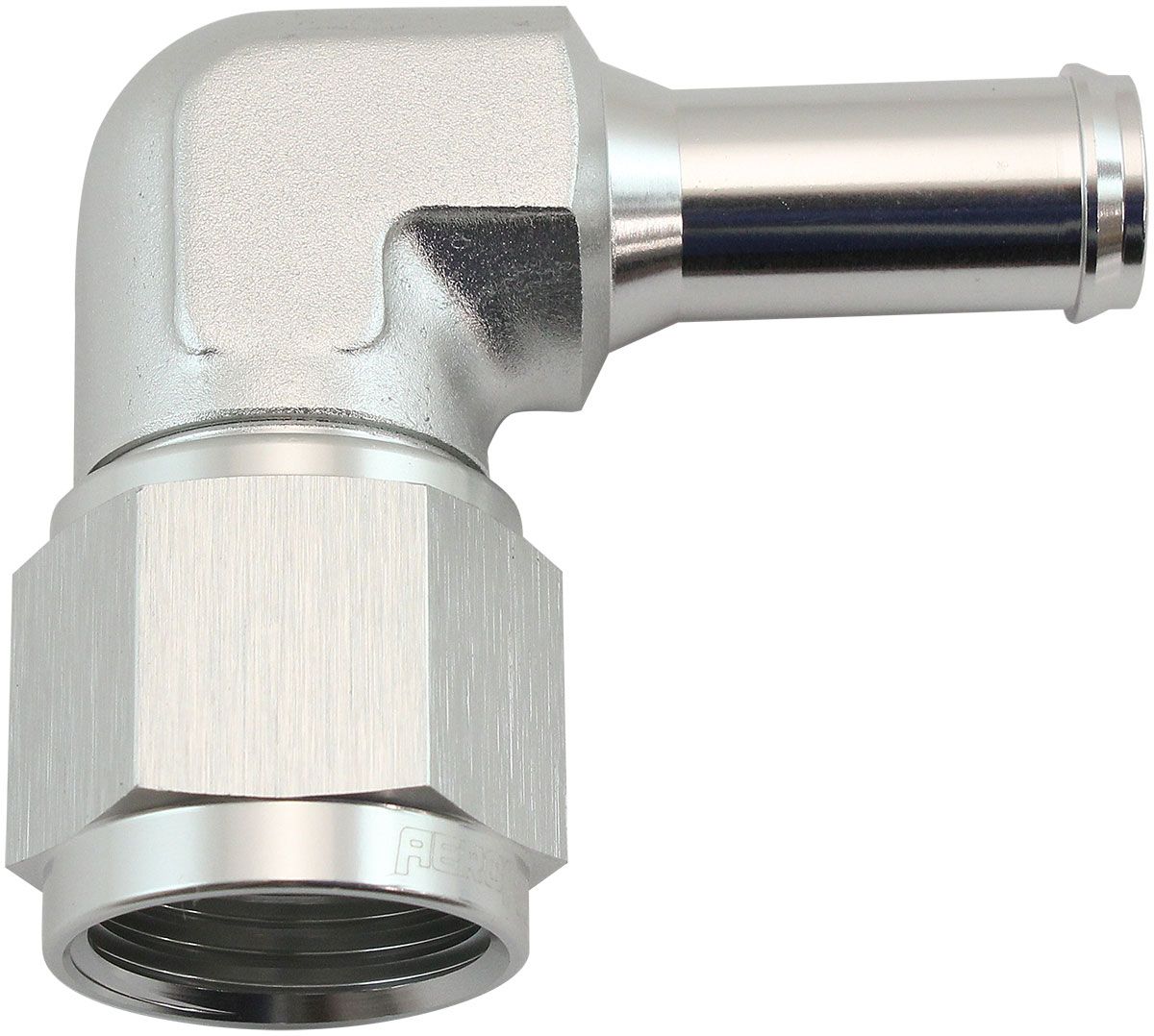 Aeroflow 90° Hose Barb 1/2" to -10AN (AF413-10-08S) AF413-10-08S