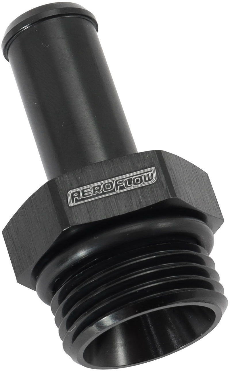 Aeroflow ORB to Barb Fitting - Black (AF414-10-08BLK)