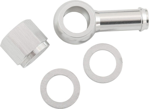 Aeroflow 90° Fuel Pump Banjo Kit - Silver (AF49-1220S) AF49-1220S