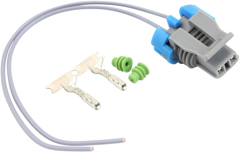 Aeroflow GM Grey 2 Pin Multi Purpose Pigtail Connector (AF49-1598) AF49-1598