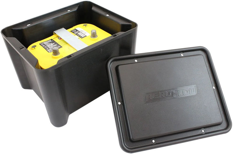 Aeroflow Sealed Battery Box - Black (AF49-4070)