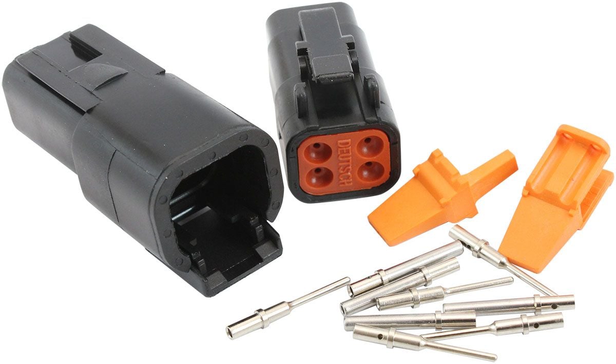 Aeroflow WeatherTight DTM 4 PinConnector (AF49-9104) AF49-9104