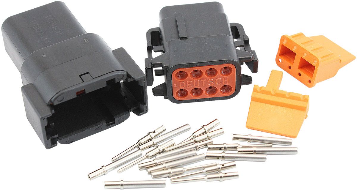 Aeroflow WeatherTight DTM 8 PinConnector (AF49-9108) AF49-9108