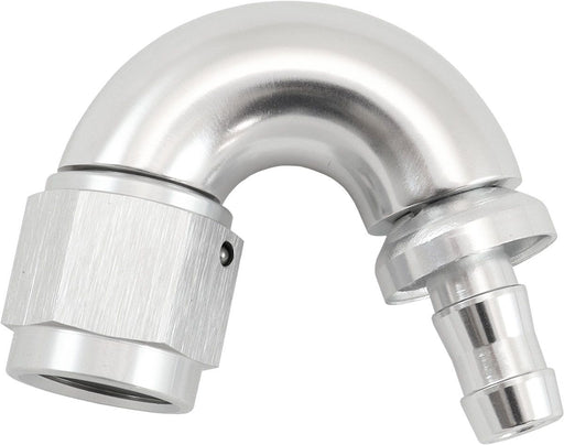 Aeroflow 510 Series Full Flow Tight Radius Push Lock 120° Hose End -6AN To 5/16" (8mm) Barb (AF515-06-05S) AF515-06-05S