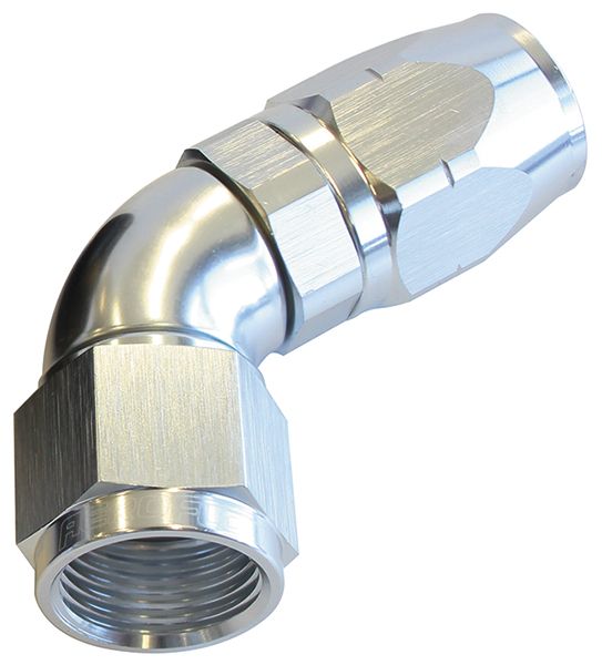 Aeroflow 550 Series Cutter One-Piece Full Flow Swivel 60° Hose End -20AN (AF558-20S)