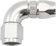 Aeroflow 200 Series Teflon Style One Piece 90 Degree Stepped Hose End -8AN to -8 Hose (AF573-06-08DS) AF573-06-08DS