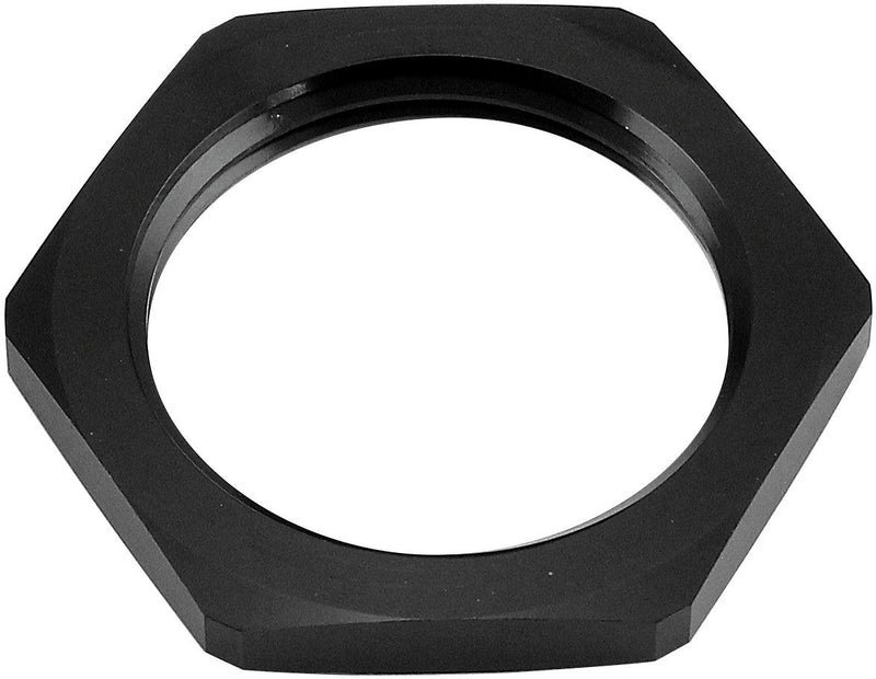 Aeroflow Replacement -10AN Half Nut for all Bulkheads - Black Finish (AF59-924-10BLK) AF59-924-10BLK