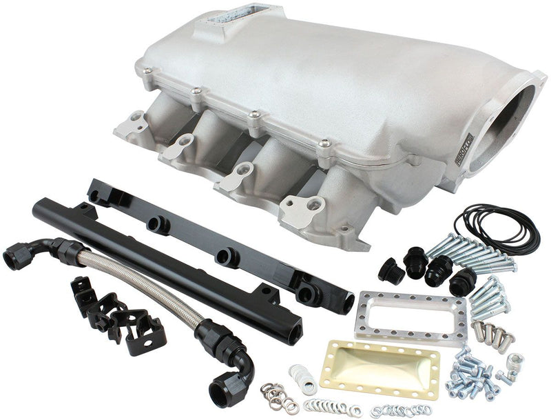 Aeroflow GM LS Cathedral Port Low Rise EFI Modular Intake Manifold, Natural Cast Finish (AF6063-5000)