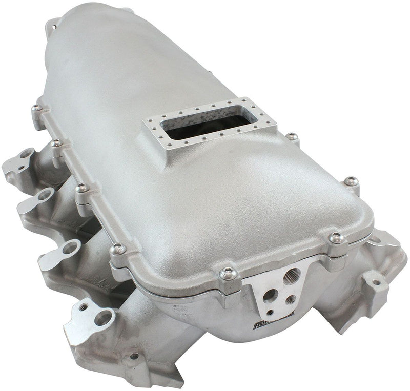 Aeroflow GM LS Cathedral Port Low Rise EFI Modular Intake Manifold, Natural Cast Finish (AF6063-5000)