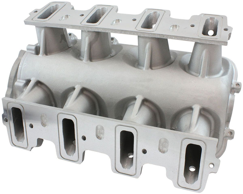 Aeroflow GM LS Cathedral Port Low Rise EFI Modular Intake Manifold, Natural Cast Finish (AF6063-5000)