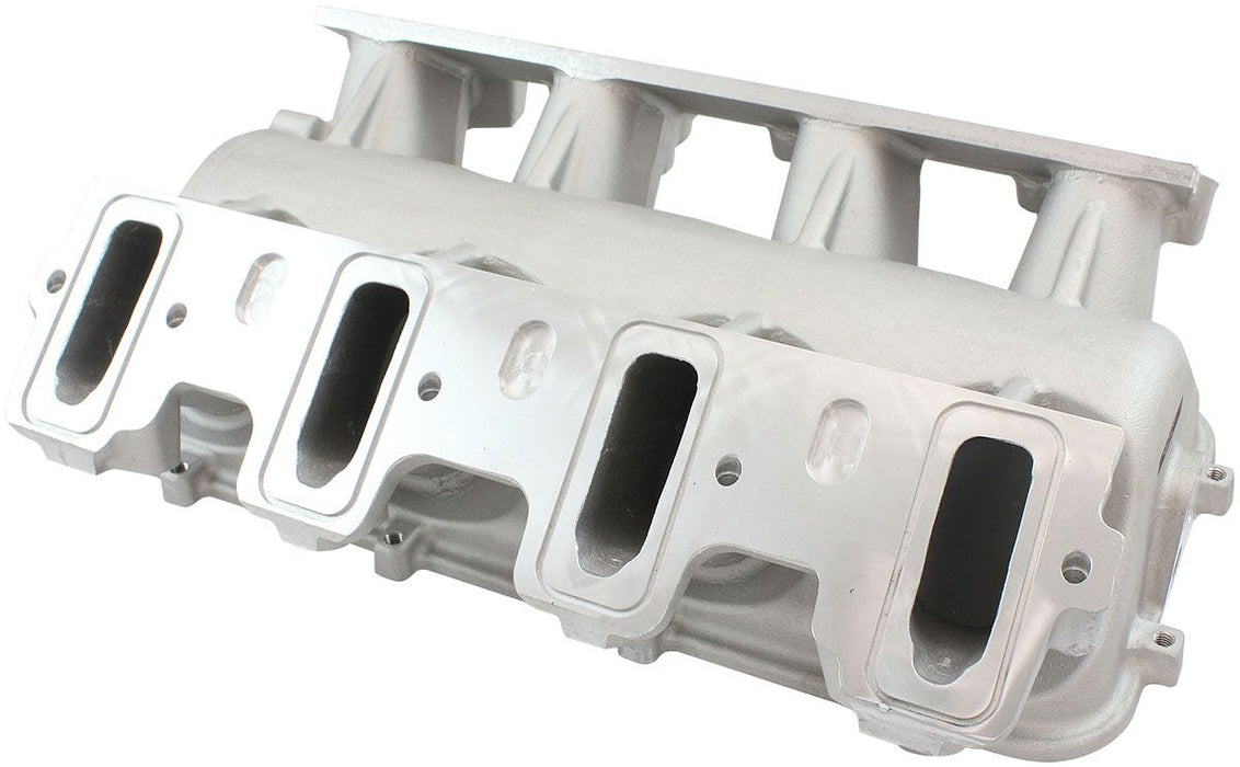 Aeroflow Low Rise NON-EFI GM LS Cathedral Port Intake Manifold Base, Natural Cast Finish (AF6079-5000)