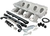 Aeroflow Low Rise EFI GM LS Cathedral Port Intake ManifoldBase, Natural Cast Finish (AF6079-5001)