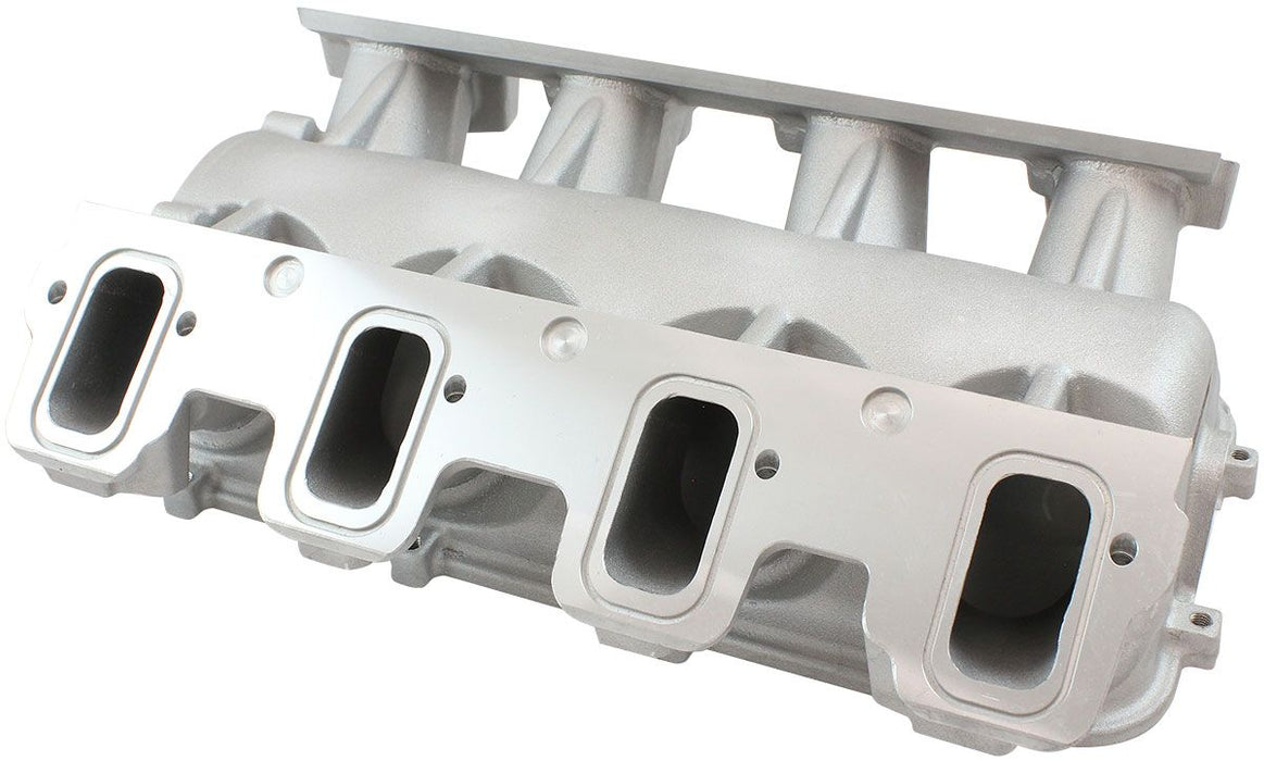 Aeroflow Low Rise NON-EFI GM LSRectangle Port Intake ManifoldBase, Natural Cast Finish (AF6079-6000)