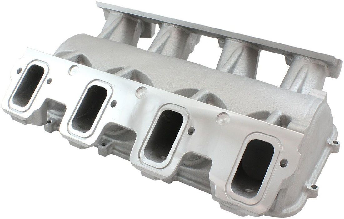 Aeroflow Low Rise EFI GM LS Rectangle Port Intake ManifoldBase, Natural Cast Finish (AF6079-6003)