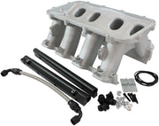 Aeroflow Hi Rise EFI GM LS Rectangle Port Intake ManifoldBase, Natural Cast Finish (AF6079-6004)