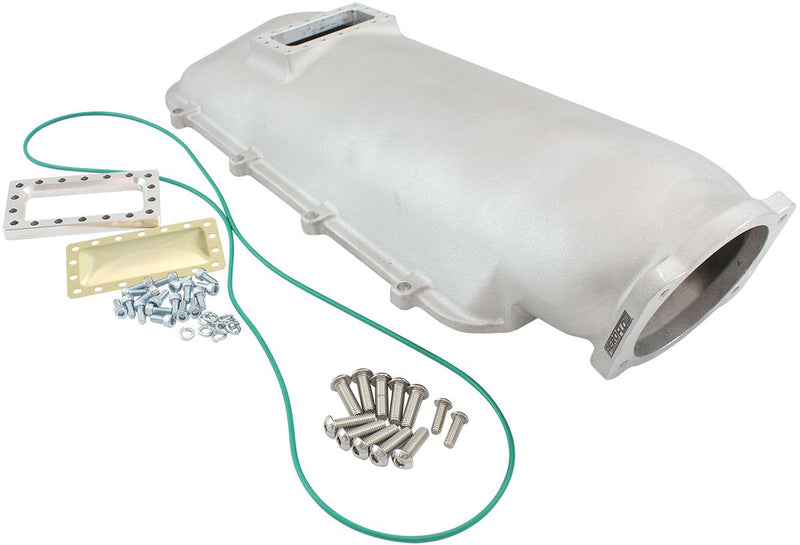 Aeroflow Top Plate with 4 Bolt Throttle Body Flange For Modular Intake Manifolds, Natural Cast Finish (AF6083-5000)