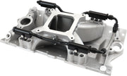Aeroflow SB Chev EFI Air Gap Single Plane Intake Manifold, Natural Cast Finish (AF6090-1000)
