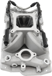 Aeroflow SB Chev EFI Air Gap Single Plane Intake Manifold, Natural Cast Finish (AF6090-1000)