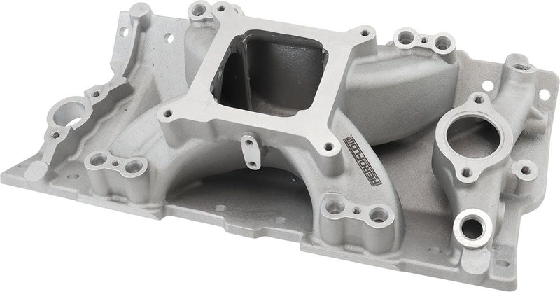 Aeroflow SB Chev EFI Air Gap Single Plane Intake Manifold, Natural Cast Finish (AF6090-1000)