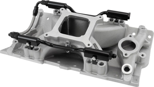 Aeroflow SB Chev EFI Air Gap Single Plane Intake Manifold, Natural Cast Finish (AF6090-1000) AF6090-1000