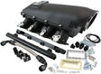 Aeroflow GM LS Rectangle Port Low Rise EFI Modular Intake Manifold, Black Finish (AF6263-6000)