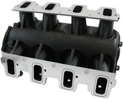 Aeroflow GM LS Rectangle Port Low Rise EFI Modular Intake Manifold, Black Finish (AF6263-6000)