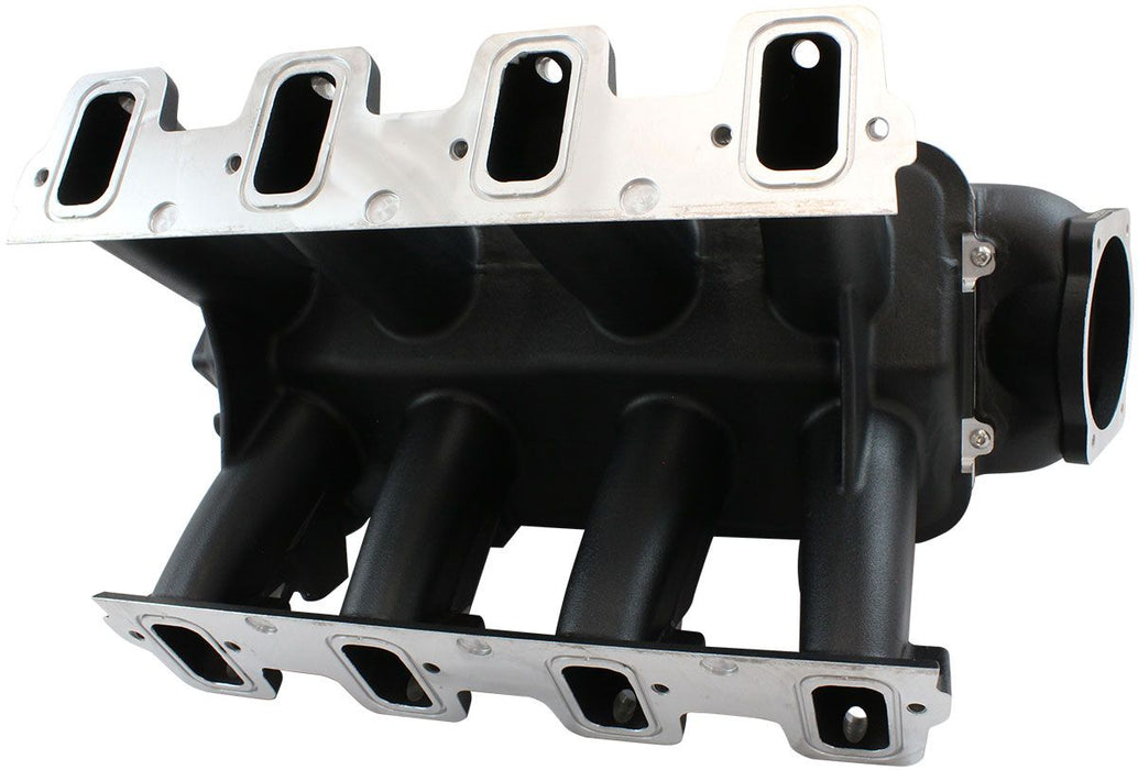 Aeroflow GM LS Rectangle Port Hi Rise EFI Modular Intake Manifold, Black Finish (AF6263-6001)