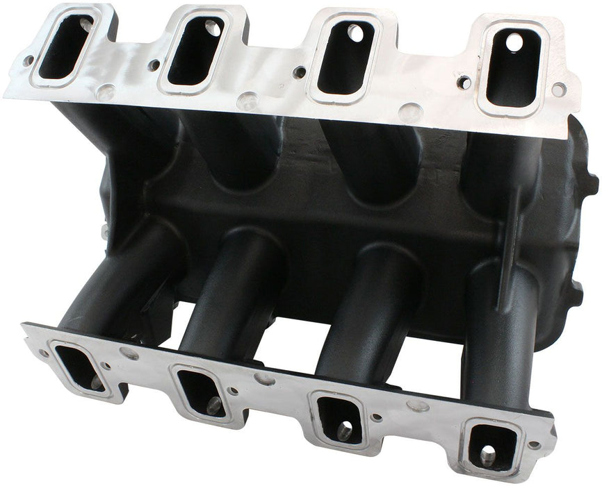 Aeroflow Hi Rise EFI GM LS Rectangle Port Intake ManifoldBase, Black Finish (AF6279-6004)