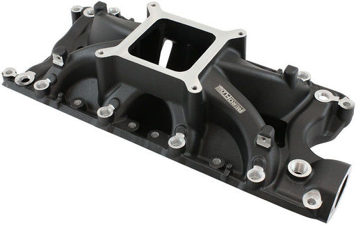 Aeroflow SB Ford 289-302 Windsor EFI Air Gap Single Plane Intake Manifold, Black Finish (AF6290-2000)