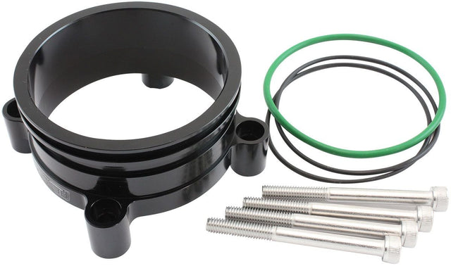 Aeroflow Bosch DBW Adapter, Black Finish (AF64-2141BLK) AF64-2141BLK