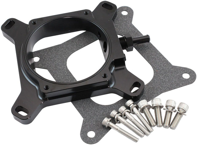 Aeroflow 4150 to Drive By Wire Throttle Body Adapter (AF64-2159BLK) AF64-2159BLK