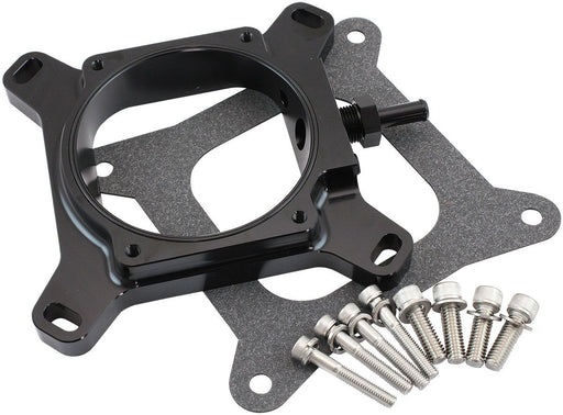 Aeroflow 4150 to Drive By Wire Throttle Body Adapter (AF64-2159BLK) AF64-2159BLK