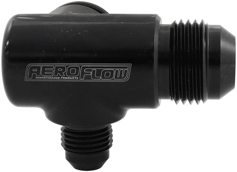 Aeroflow Ford Falcon BA - BF - FG Billet Thermostat Housing Tee Press in Adapter (AF64-4046BLK) AF64-4046BLK