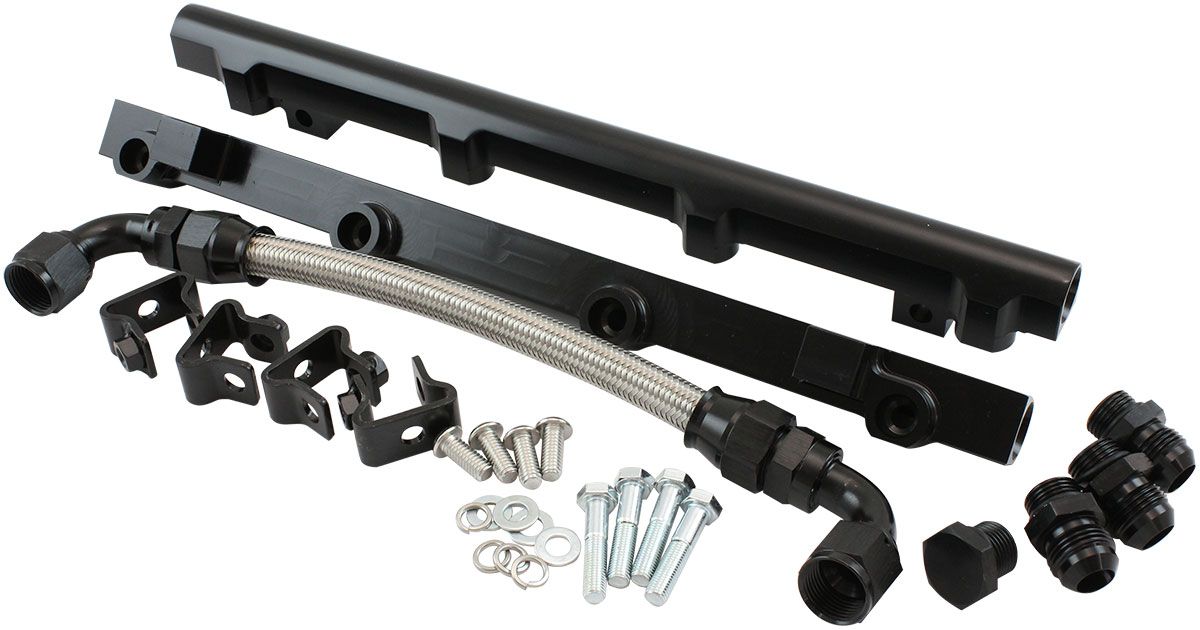 Aeroflow GM LS Fuel Rail Kit for Modular Intake Manifolds (AF6999-6003)