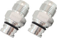 Aeroflow Ford Coyote Screw In Cover Breather Adapter - Silver Finish (AF708-10-09S) AF708-10-09S
