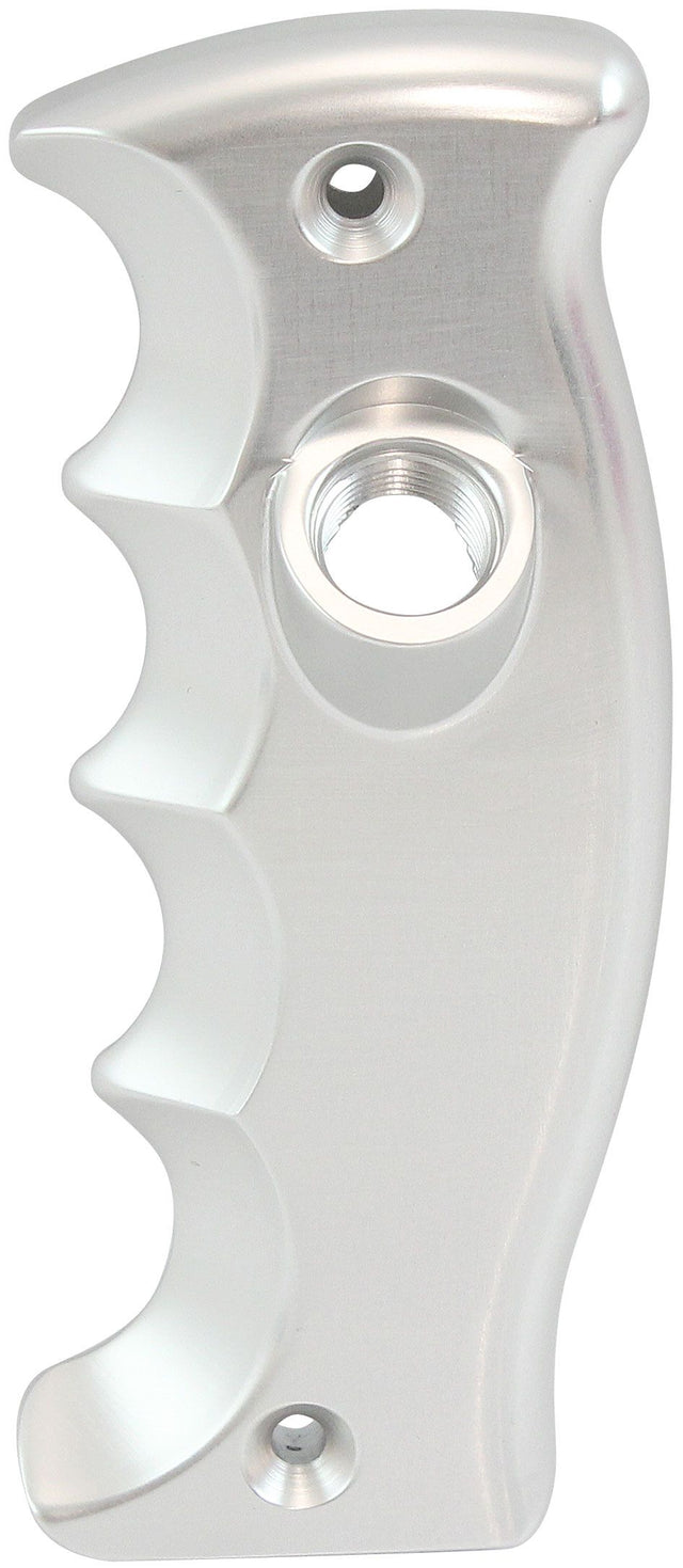 Aeroflow Pistol Grip Passengers Side Single Button Plate, Silver (AF72-9917) AF72-9917