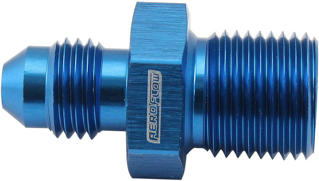 Aeroflow Metric to Male Flare Adapter M14 x 1.25mm to -6AN (AF742-06) AF742-06
