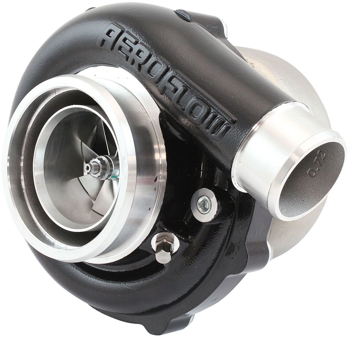 Aeroflow BOOSTED 6262 .61 Turbocharger 900HP, Hi Temp Black Finish (AF8005-3063BLK)